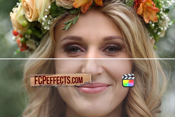 【FCPX插件】磨皮美颜光滑皮肤效果中文插件 FCPeffects – Skin Smoother V2 汉化版