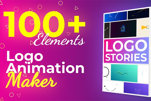 【AE模板】100个MG图形元素随意组合生成LOGO标志片头动画 Logo Animation Maker