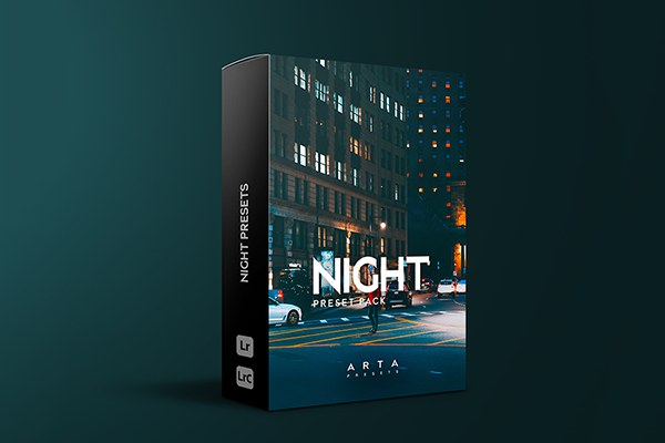 【LR预设】7款 ARTA Presets 城市夜景街拍电影风光调色LR预设 ARTA Presets – Night For Mobile and Desktop Lightroom