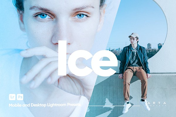 【LR预设】4款 ARTA Presets 冰白淡雅日系风清新冷调摄影调色LR预设 ARTA Presets – Ice Presets for Lightroom