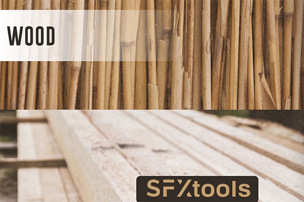 【配乐音效】78种木材横梁竹子撞击摆动跌落无损音效 Cinetools – Wood