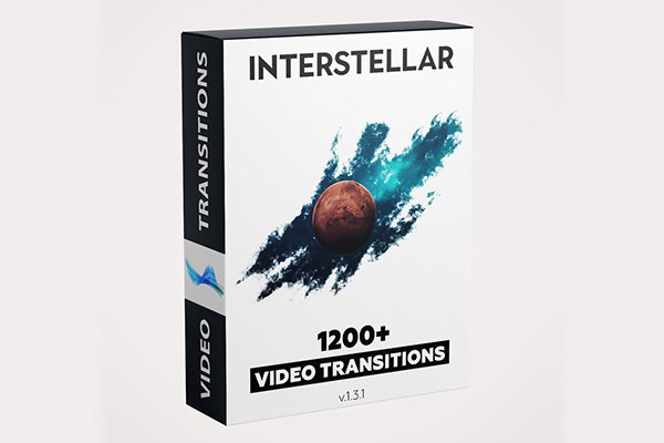 【PR模板】1200种缩放扭曲移动旋转故障切割RGB色彩分离拉伸翻转视频转场 Video Presets – Interstellar 1200+ Video Transitions