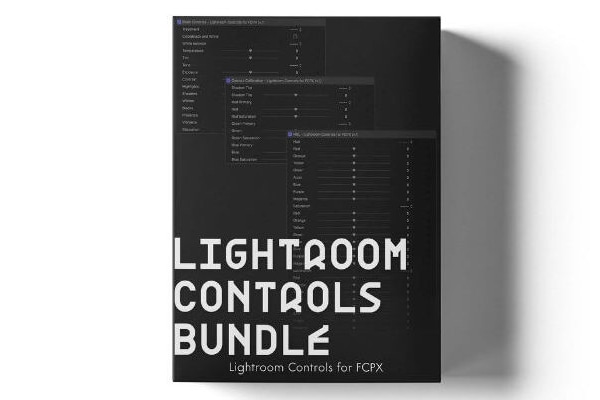 【FCPX插件】仿LR色相饱和度白平衡色彩校正HSL视频调色插件 Lightroom Controls 汉化版