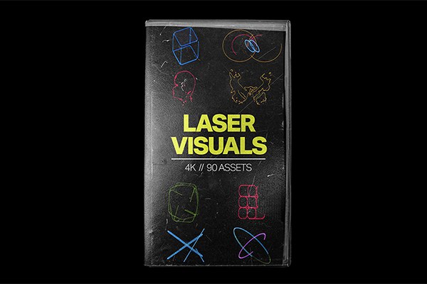 【4K视频素材】90款嘻哈舞台霓虹灯管激光发光线条动画合成素材 Tropic Colour – Laser Visuals