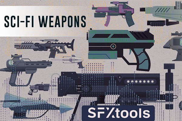 【配乐音效】160组科幻武器激光能量枪械射击游戏SFX无损音效 Cinetools – SciFi Weapons