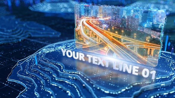 【AE模板】时尚大气科技感空间切换公司企业图文展示介绍片头动画 Topo Slideshow