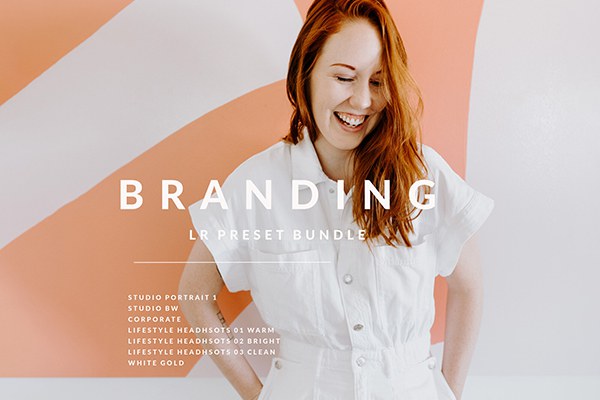 【LR预设】10款商业品牌杂志摄影人像模特高级光影调色LR预设 Branding Lightroom Preset Bundle
