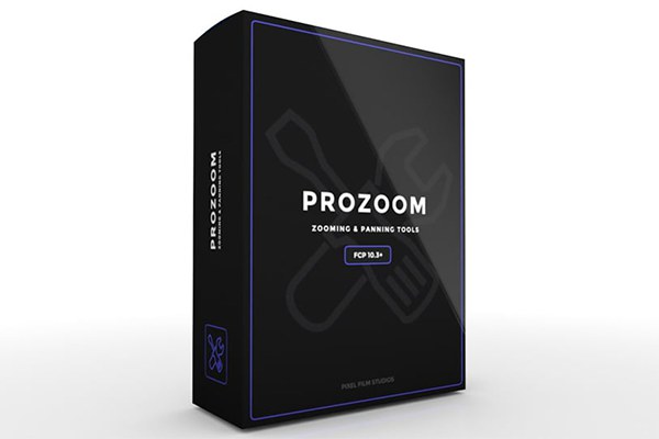 【FCPX插件】自定义区域丝滑平稳移动缩放旋转工具 Pixel Film Studios – ProZoom
