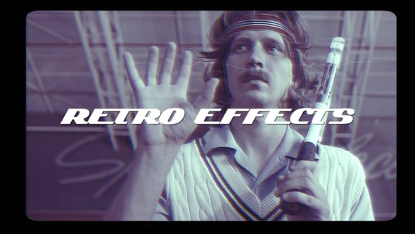 【FCPX插件】20种怀旧复古老电影边框视觉特效 Retro Effects