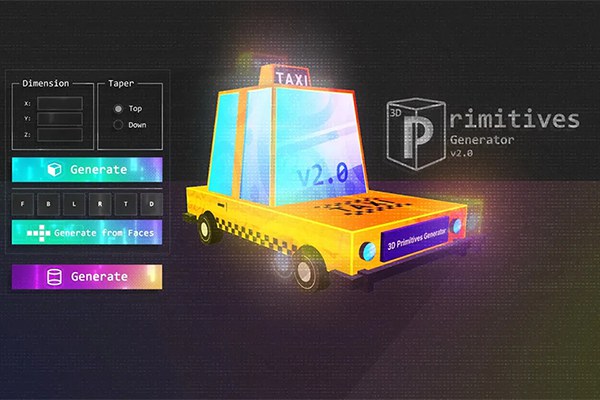 【AE脚本】快速生成三维圆柱矩形立方体建模工具 3D Primitives Generator v2.0 + 使用教程