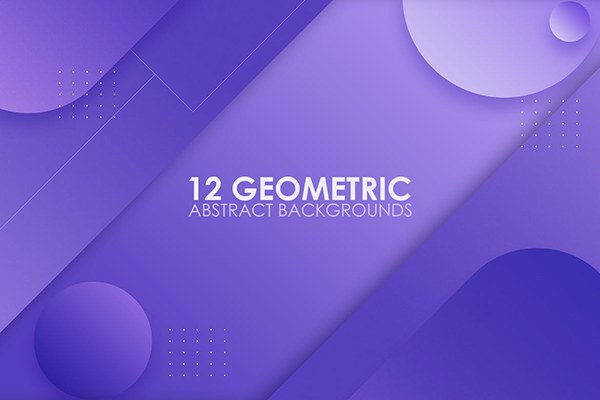 【图片素材】12张优雅现代抽象几何纹理背景图片设计素材 Elegant Geometric Abstract Backgrounds