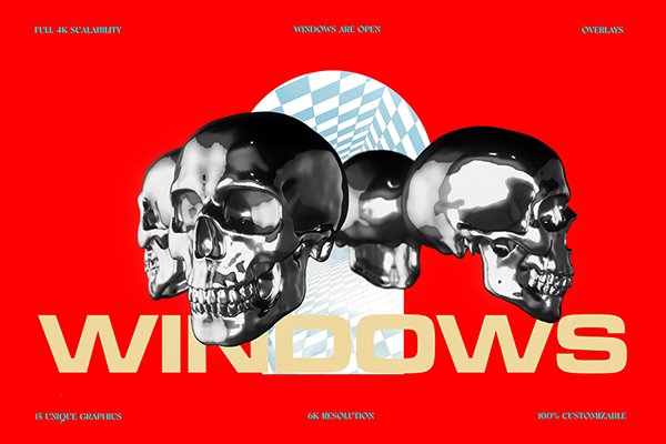 【图片素材】50个复古建筑拱门窗户图形遮罩视频框架叠加创意合成素材 Ezra Cohen – Windows