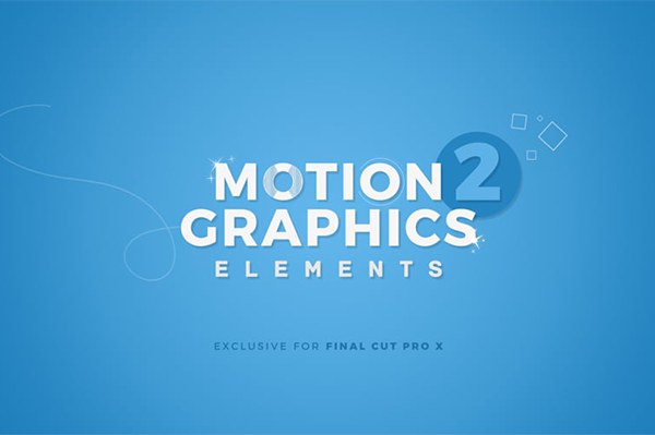 【FCPX插件】161个简洁炫酷多彩MG动态图形元素动画 LenoFX – Motion Graphics Elements 2 汉化版