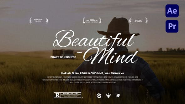 【AE/PR模板】10组电影质感海报宣传文字标题设计动画 Cinematic Titles