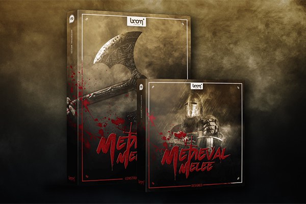 【配乐音效】10166种冷兵器刀剑斧锤盾牌战争打斗武器冲击碰撞无损音效 Boom Library – Medieval Melee