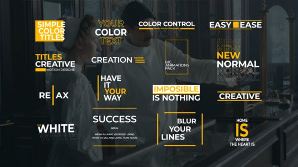 【FCPX插件】16个现代文字大标题组合动画 16 Modern Titles