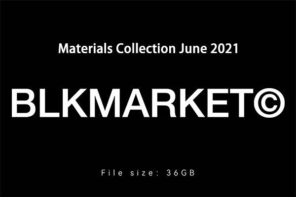 BLKMARKET© June 2021 笔刷动作背景纹理图片素材模板样机合集 BLKMARKET – Materials Collection June 2021