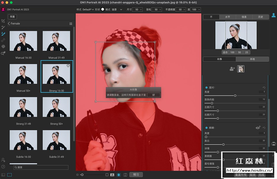 【软件/PS插件】AI人工智能人像后期处理修饰软件 ON1 Portrait AI 2023（17.0.1.12976）Win/Mac中文版插图(3)