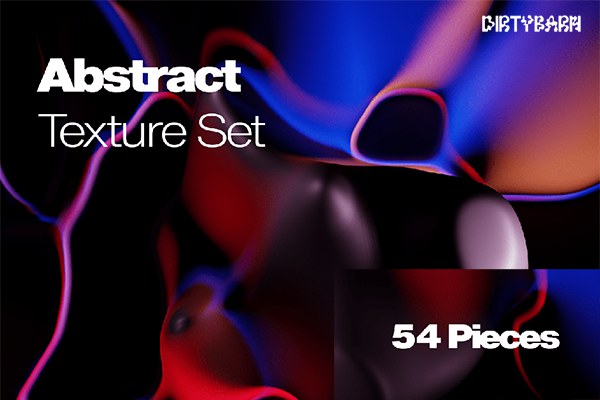 【图片素材】54张抽象扭曲迷幻特效艺术纹理照片合成背景素材 Psychedelic & Abstract Texture Set – 54 Pieces