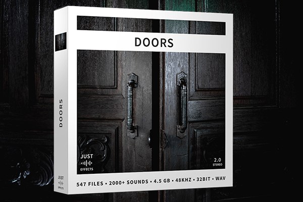 【配乐音效】2000+日常生活场景开门关门敲门门铃无损音效 Just Sound Effects – Doors