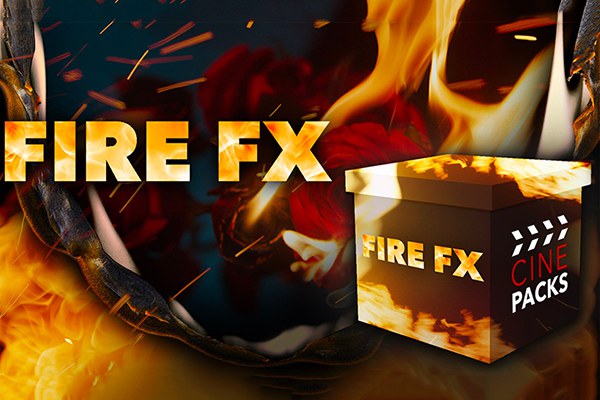 【4K视频素材】50多个火焰燃烧火苗图形遮罩转场动画音效LUT预设视频素材 Cinepacks – Fire Fx