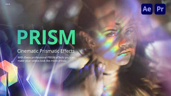 【AE模板】130种优雅梦幻棱镜折射视觉效果 Prism – Lens Effects