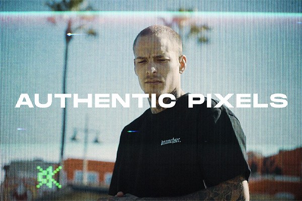 【4K视频素材】50种复古CRT显示故障干扰抖动像素化效果转场纹理4K素材含音效 Euphoria Cartel – Authentic Pixels