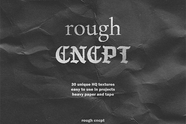 【图片素材】30张粗糙褶皱破损撕裂黑色纸张胶带背景纹理图片素材 Rough Cncpt // Heavy Paper And Tape