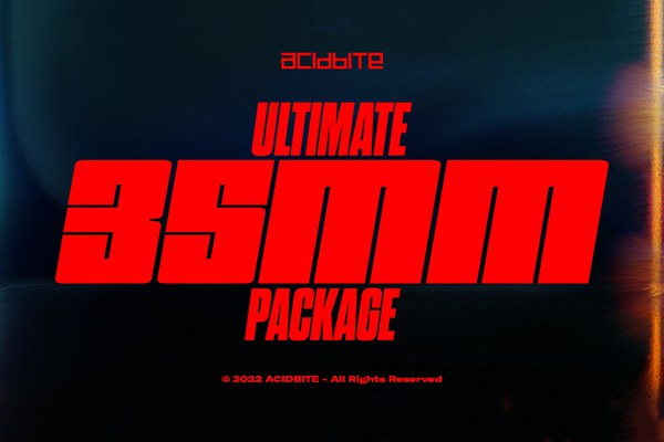 【4K视频素材】120个35mm电影胶片刮痕灼烧噪点颗粒纹理4K视频LUTs调色预设音效素材 Acidbite – The Ultimate 35mm Pack