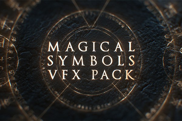 【4K视频素材】82个科幻神奇上古卷轴魔法印记护盾符咒战斗火花特效动画4K视频素材 Triune Digital – Magical Symbols VFX Pack