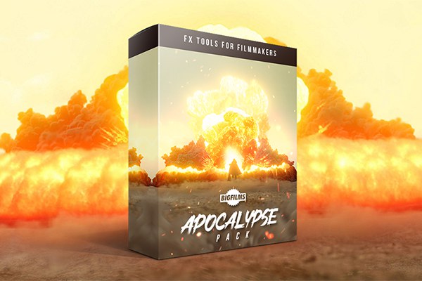 【4K视频素材】150个世界末日灾难核爆炸龙卷风海啸陨石沙暴视觉特效4K视频素材 BigFilms – Apocalypse Pack
