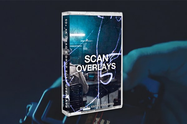 【4K视频素材】62个复古噪点划痕污渍动画视频叠加合成4K素材 Tiny Tapes – Scan Overlays