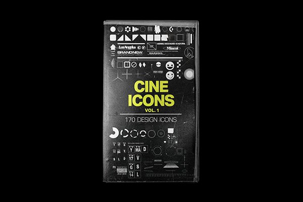 【PNG素材】170+电影片头片尾字幕海报宣传推广设计Icon图标PNG图片素材 Tropic Colour – Cinematic Design Icons