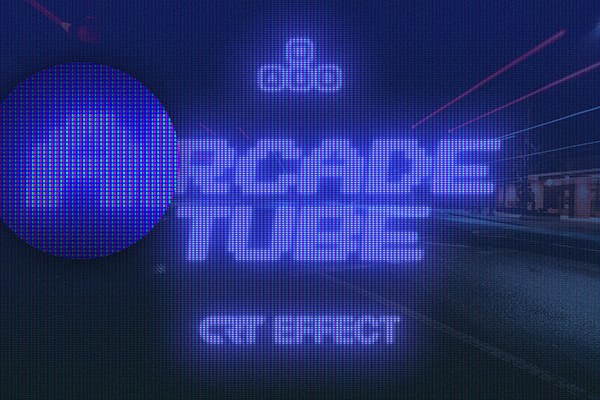 【PSD模板】复古CRT显像管电视游戏机显示器闪烁纹理效果PSD模板 Arcade Tube CRT Effect