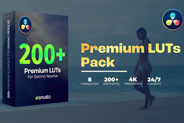 【调色预设】200个电影动作大片复古柔和现代媒体LUTs视频调色预设 LUTs Pack