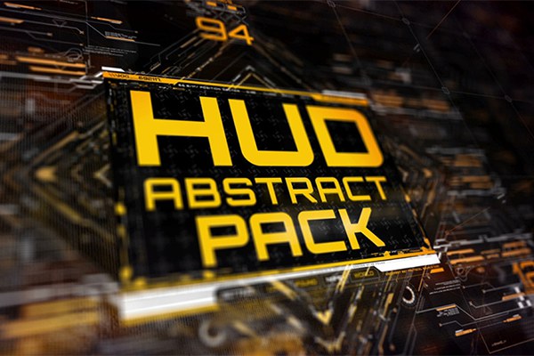 【AE模板】500种未来科技感UI界面元素HUD图形动画 500 HUD Abstract Pack