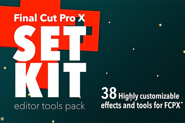 【FCPX插件】38种相机控制光效矫正失真着色遮罩分屏实用操作应用工具 Set Kit – FCPX Editor Tools Pack