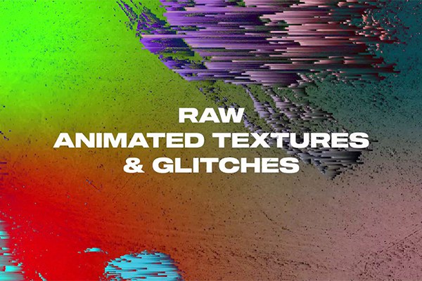【视频素材】55+抽象胶片纹理灰尘污渍毛刺故障循环动画视频素材 Steven Mcfarlane – Raw Animated Texture and Glitches