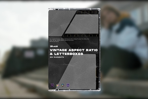 【4K视频素材】25个复古电影胶片边框静帧PNG图片4K视频素材 Blindusk – Vintage Aspect Ratio & Letterboxes
