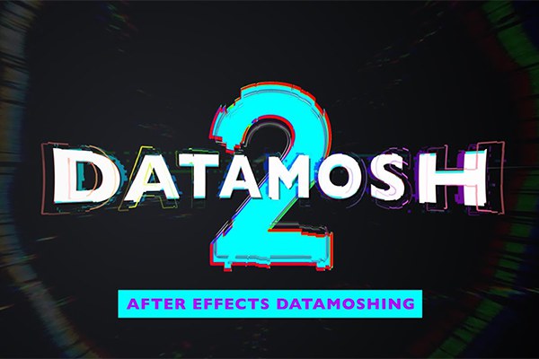 【AE脚本】视频画面像素化破损撕拉花屏效果AE脚本 Datamosh v2.1.2 使用教程