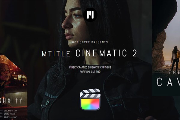【FCPX插件】50个大气优美电影预告片开场文字标题动画 motionVFX – mTitle Cinematic 2