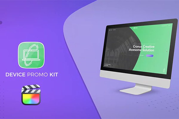 【FCPX插件】100个笔记本平板电脑设备APP界面应用展示介绍动画 FCP Device Promo Kit