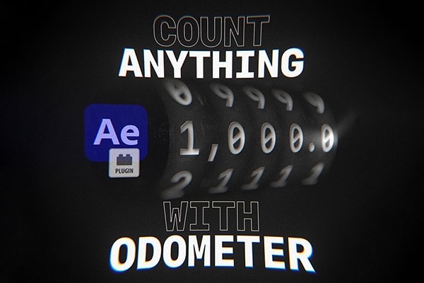 【AE插件】AE文字图形字母数字滚动翻转动画 Odometer v1.0 Win版 +使用教程