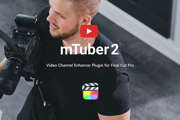 【FCPX插件】61个网络视频社交媒体头像点赞订阅关注宣传标题图文包装动画 motionVFX – mTuber 2 汉化版