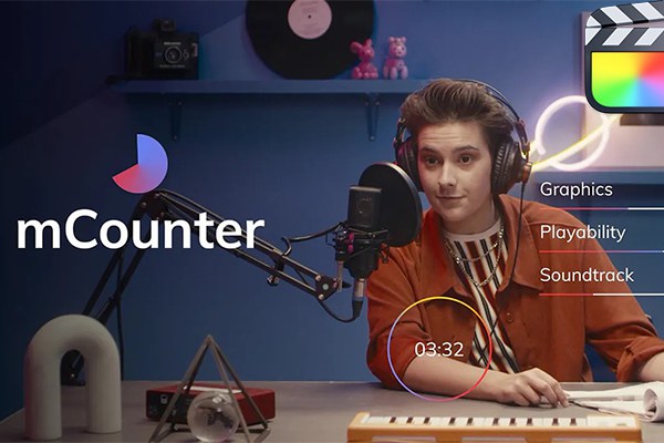 【FCPX插件】20个简洁实用数字倒计时计数器提示动画 motionVFX – mCounter
