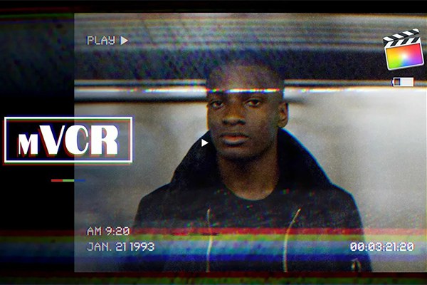【FCPX插件】30种复古老录像带视觉特效动画 motionVFX – mVCR