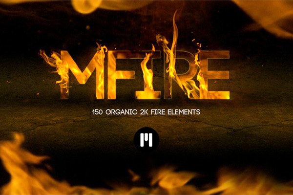 【2K视频素材】150个真实燃烧火苗火焰视频合成特效素材 motionVFX – mFire