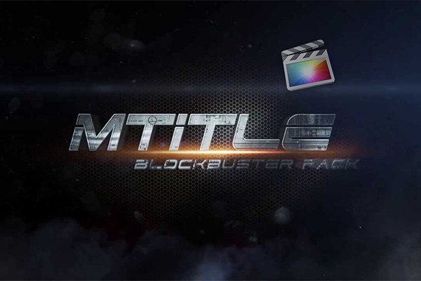【FCPX插件】30组史诗级电影开场片头震撼文字标题特效 motionVFX – mTitle Blockbuster Pack