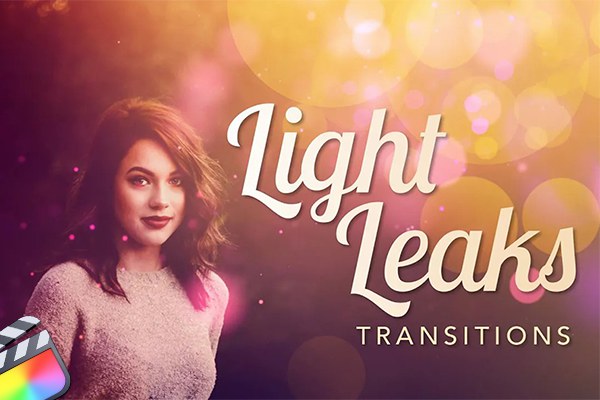 【FCPX插件】90个真实镜头漏光光效转场过渡动画 PremiumVFX – Light Leaks Transitions