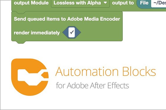 【AE脚本】自动模块化简化任务处理工作流程 Automation Blocks AE v1.1.000 +使用教程